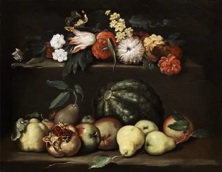 Blumen- und Früchtestillleben